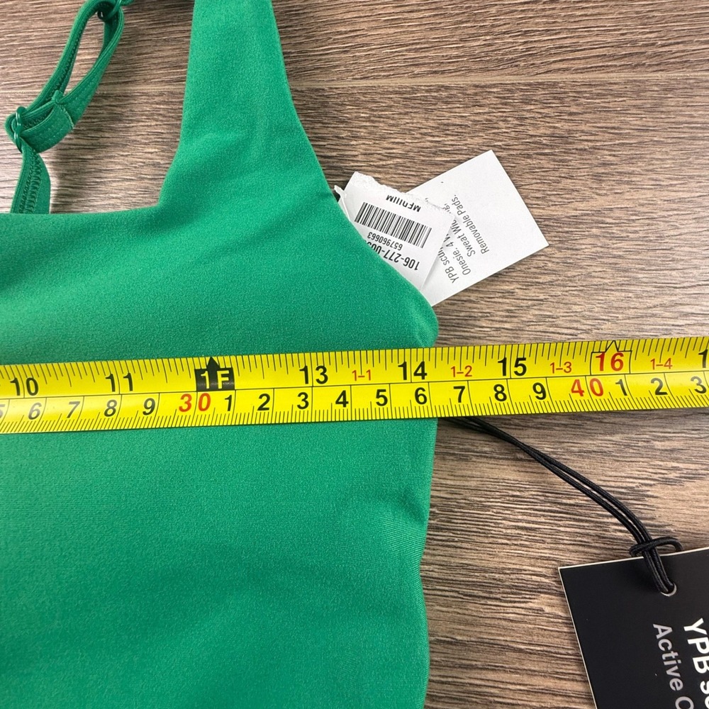 Abercrombie & Fitch YPB Hybrid Flyaway Onesie Romper Size M NEW Green Sporty - Picture 4 of 16